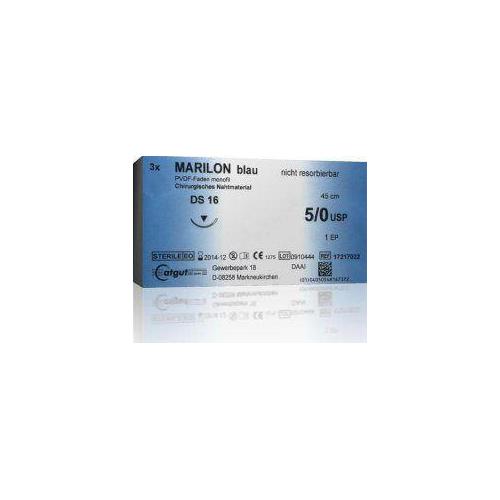 Catgut GmbH Marilon 3/0 blau 17217032 AP 24 DS19 45cm