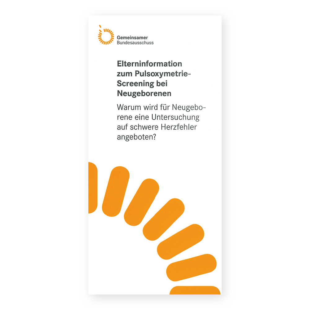 Elterninfo "Pulsoxymetrie-Screening"