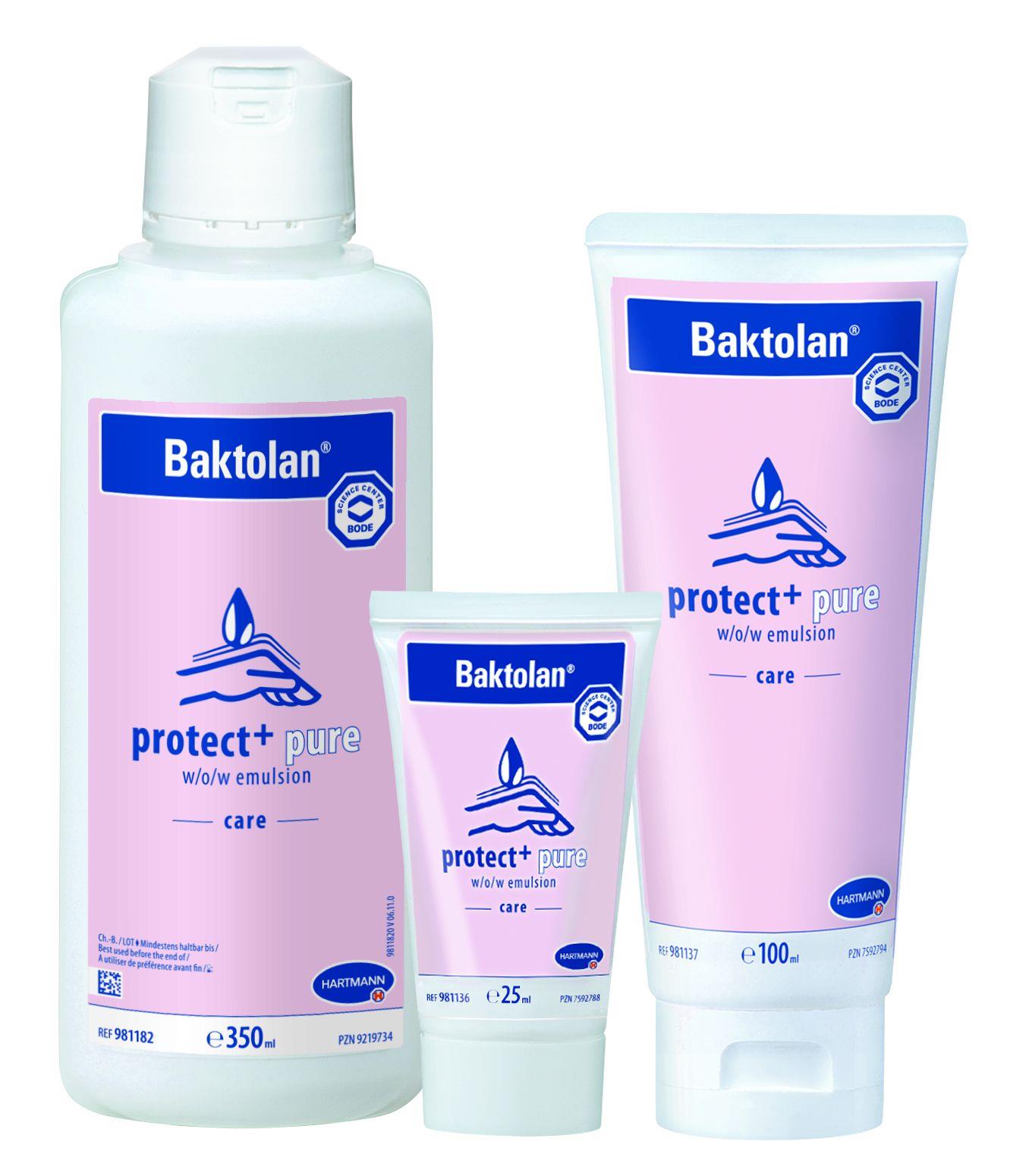 Paul Hartmann AG Baktolan protect+ pure 350ml W/O/W Emulsion, parfüm- u.farbstofffrei