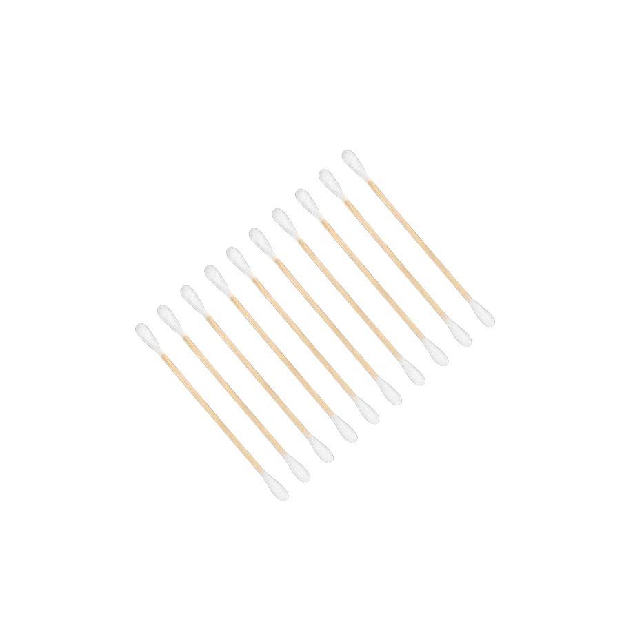 MEGRO Ratiomed Watteträger Mediwood 7cm AP 100, Holz, beidseitig, 4mm Wattekopf