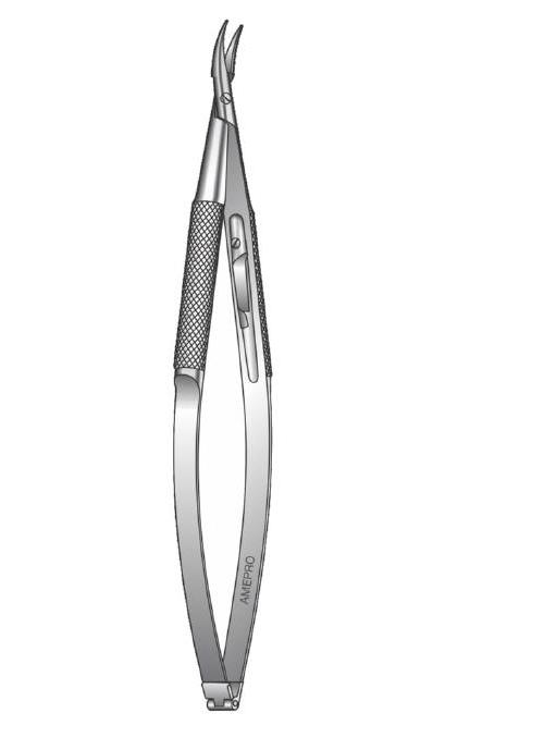 Nadelhalter Barraquer gebogen PK 25 10,5cm zum Einmalgebrauch