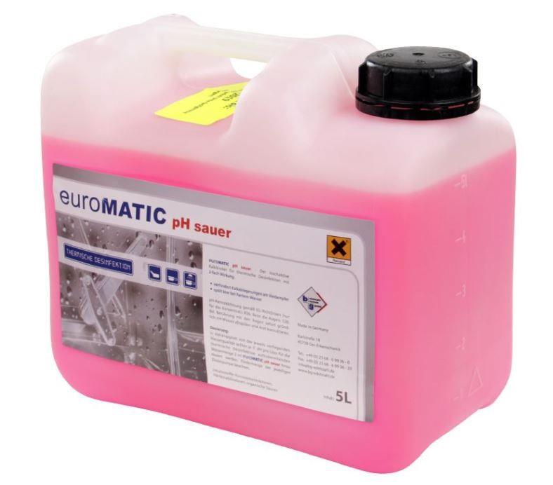BG EDELSTAHL UND KUNSTSTOFFTECHNIK FÜR KRANKENHAUS bg euroMATIC ph sauer 5 L Entkalker f. thermische Geräte z. Desi.