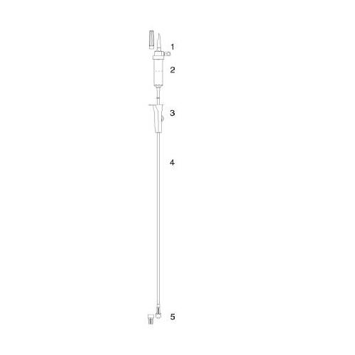 Codan Infusionsgerät V 86-P 250cm PK 100 Infusionsgerät f. Druckinfus