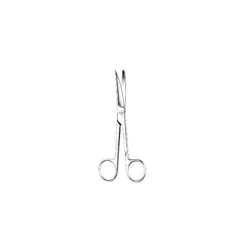 VEHU-MEDICAL Chirurgische Schere Standard 13cm gebogen sp/st