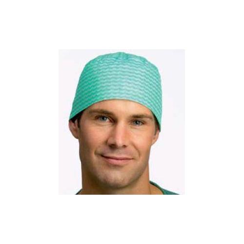 Mölnlycke Health Care AB Barrier OP-Haube Jack grün AP 150 latexfrei, Schiffchenform