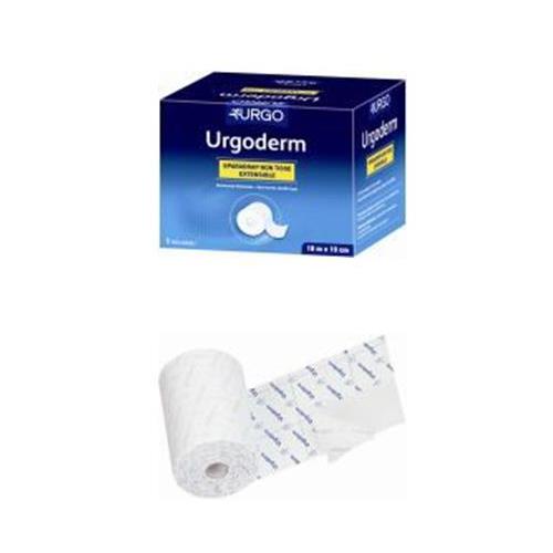Urgo GmbH Urgoderm Stretch 10m x 5cm, weiß vollfl. Fixierpflaster, quer dehnb.