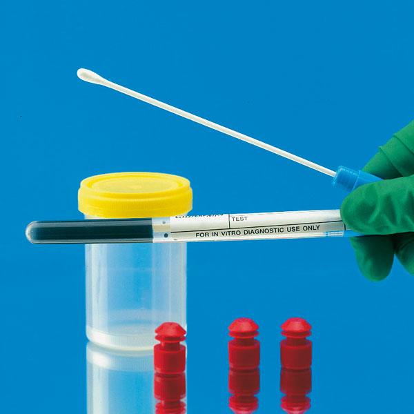 Amies Abstrichtupfer AP 400 steril aus Kunststoff