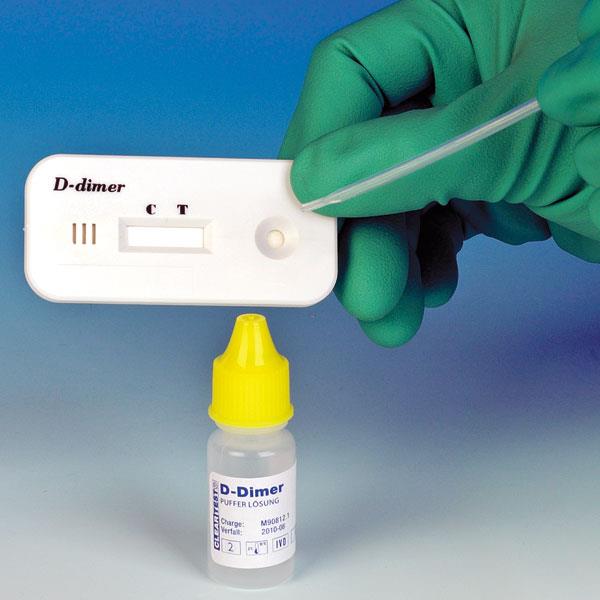 servoprax GmbH Cleartest D-Dimer Schnelltest f.d.qual. AP 10 Nachweis von D-Dimer in Vollblut - Bild 4