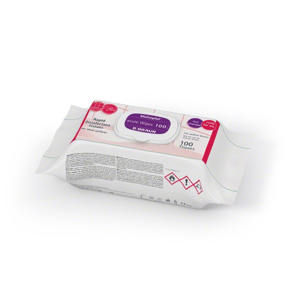 Meliseptol acute Wipes PK 100 Desinfektionstücher