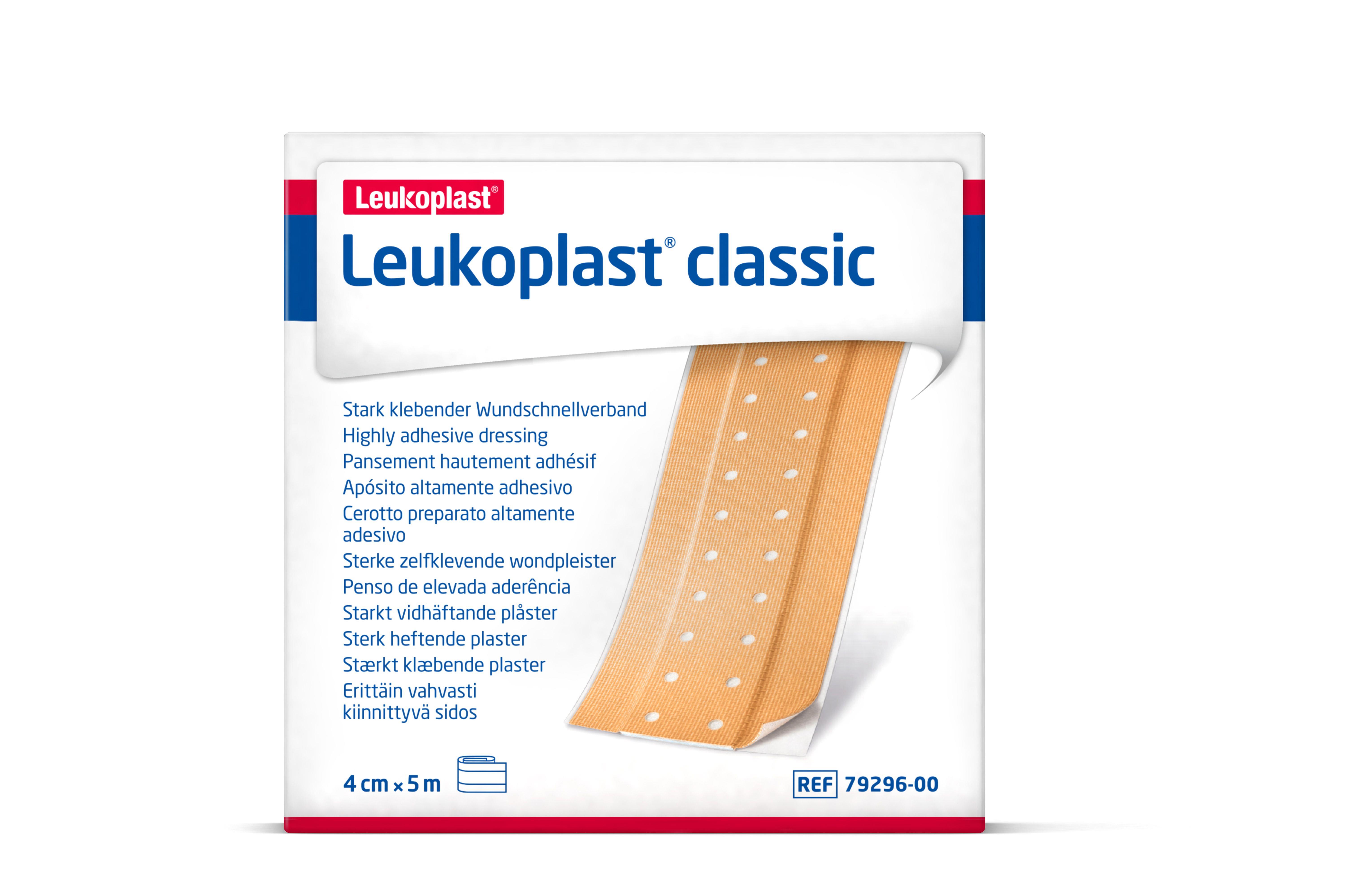 BSN medical GmbH Leukoplast Classic 4cm x 5m Textiler Wundverband, hautfarben - Bild 2