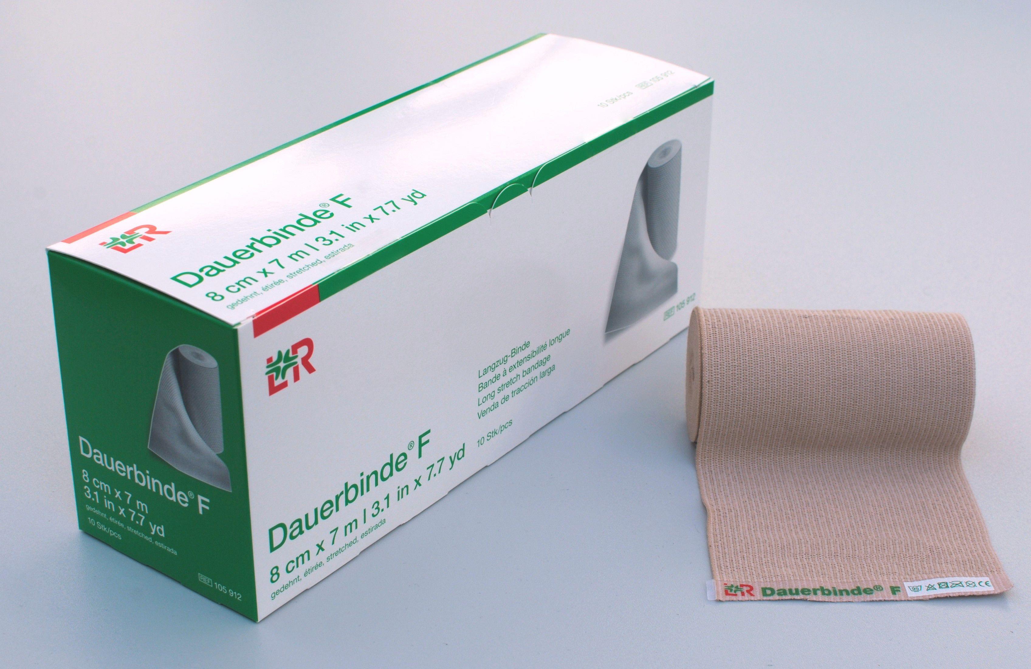 Lohmann & Rauscher International GmbH & Co. KG Dauerbinde F Langzugbinde 8cmx7m, lose im Kt.