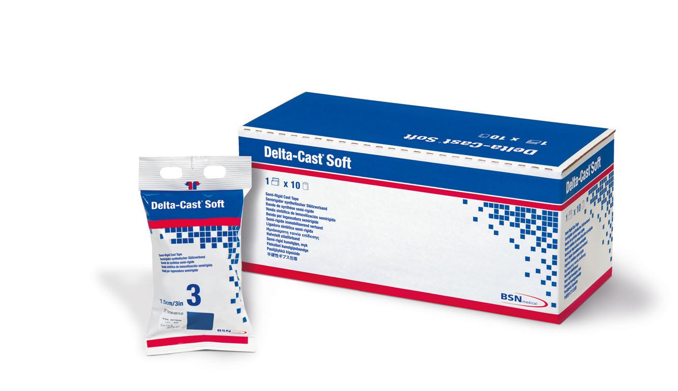 BSN medical GmbH Delta-Cast Soft pink 5,0cm x 3,6m AP 10 semirig. Stützverb.glasfaserf