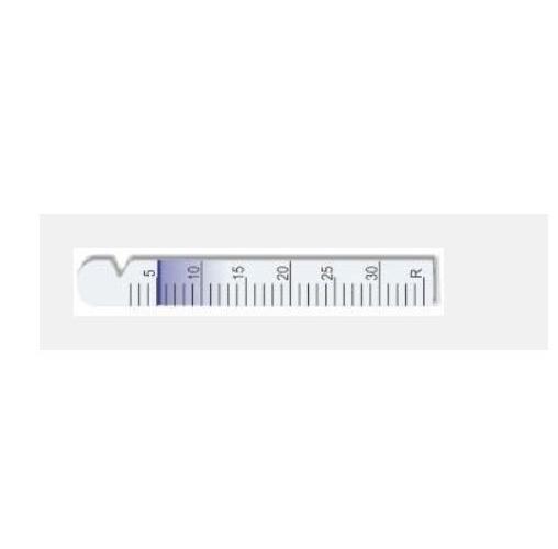 AIVIMED GMBH Schirmertest Mark blue Teststreifen AP 100 steril,z. Messung d.Tränenmenge