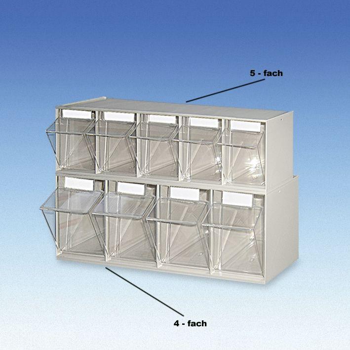 Ratiomed Spritzen/Kanülenspender Gehäuse mit 5 Behältern, beige