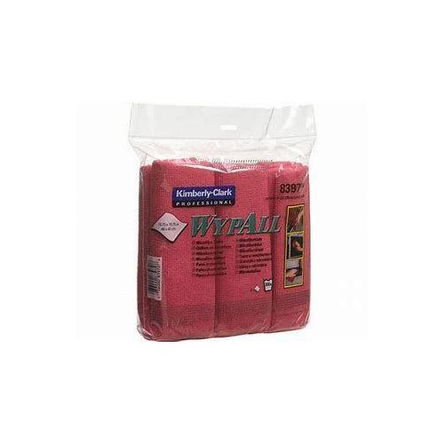 KIMBERLY-CLARK GMBH Wypall Mikrofaser-Allzwecktücher AP 6 rot, 40x40 cm