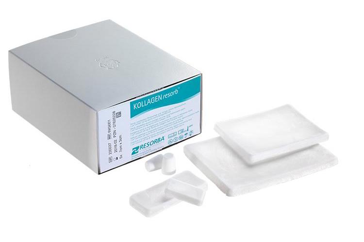 Kollagen resorb 1,8 x 3,6cm PK 12 sterile Wundauf- und -einlage