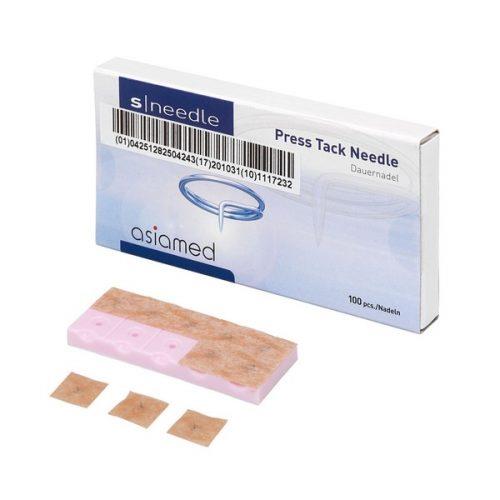 ASIA-MED s-needle PressTack small Ohr-Dauernadel PK 100 1,6x0,22mm