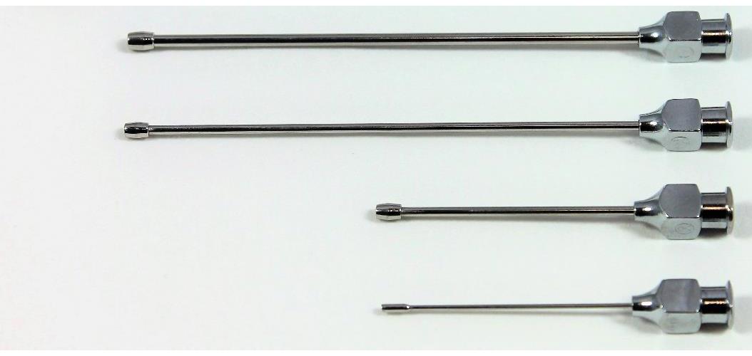 Einmal-Knopfkanülen steril 1,0mm AD AP 100 100mm Arbeitslänge 115mm Gesamtl.