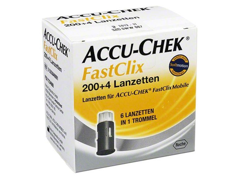 Accu-Chek Fastclix Lanzetten AP 204 f. Accu-Chek FastClix Stechhilfe
