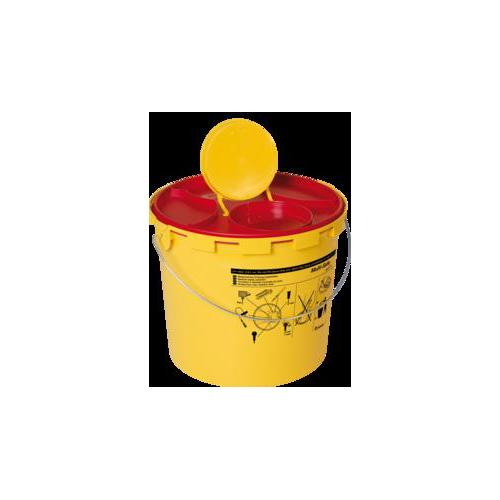 Multi Safe Medi 6 mit Bügel u. Etikett Kanülenabwurfbehälter 6l, Füllvol. 4,4l