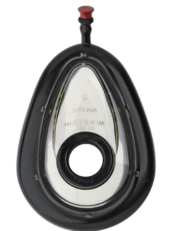 Beatmungsmaske für Erwachsene Gr.5 mit selbstbefüllendem Wulst aus Silikon