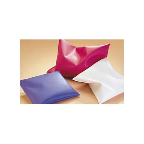 Kissen mit Bifill, chrom 35x40cm Kunstlederbezug