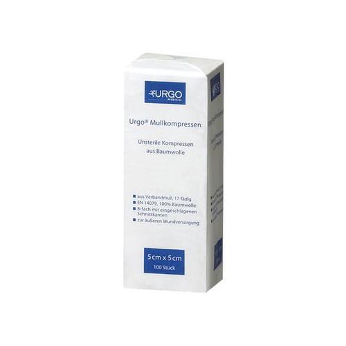 Urgo GmbH Urgo Mullkompressen 7,5 x 7,5cm AP 100 unsteril, 8fach gelegt