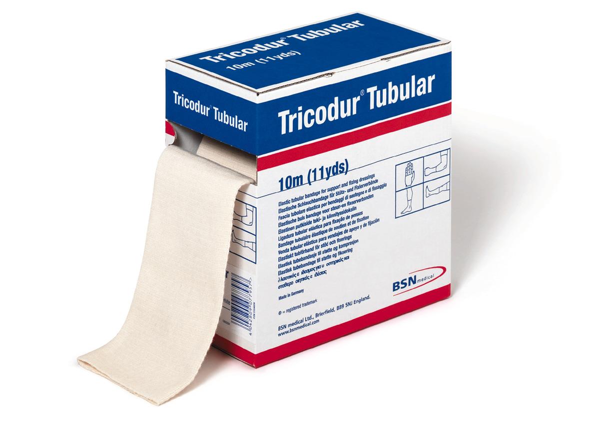 Tricodur Tubular L 32,5cmx10m dauerel. Schlauchbandage weiß