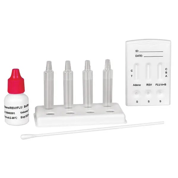 servoprax GmbH Cleartest Adenovirus/RSV/Influenza A+B PK 5 Kombitest