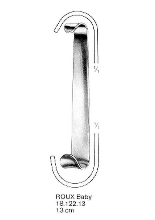 VEHU-MEDICAL Wundhaken Roux 13,0cm PK 4 zum Einmalgebrauch