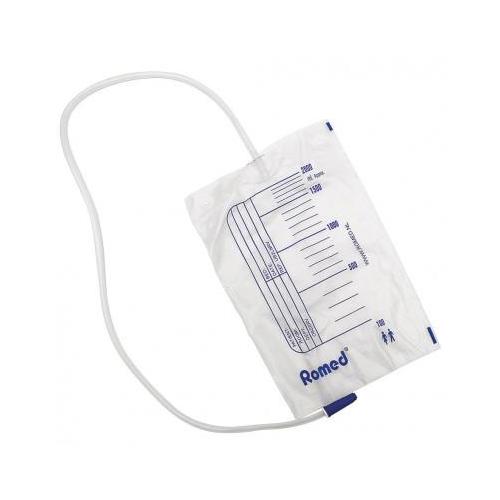 MEGRO Ratiomed Urinbeutel Standard 2,0L AP 10 Schlauchlänge 90cm, zur Bettbef.
