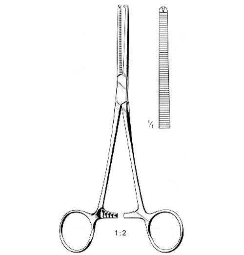 VEHU-MEDICAL Arterienklemme Rochester/Ochsner 14,0cm gerade