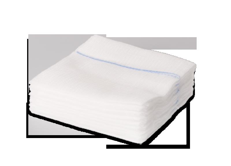 Lohmann & Rauscher International GmbH & Co. KG Gazin Mullkompresse RK, 10x10cm, 8fach, 17fdg, 100 Stk