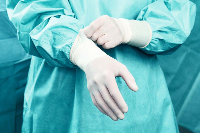 Peha-basic latex Gr. 7,0 OP-Handschuhe PK 50 Paar steril, puderfrei