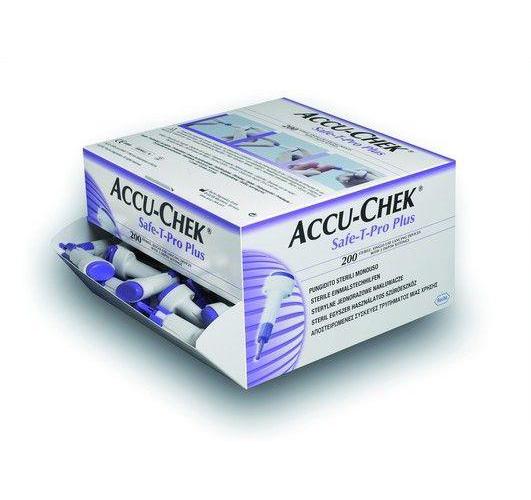 ROCHE DIAGNOSTICS DEUTSCHLAND Accu-Chek Safe-T-Pro-Plus m.3 Stechtiefen AP 200 steri.Einmal-Einstechhilfe