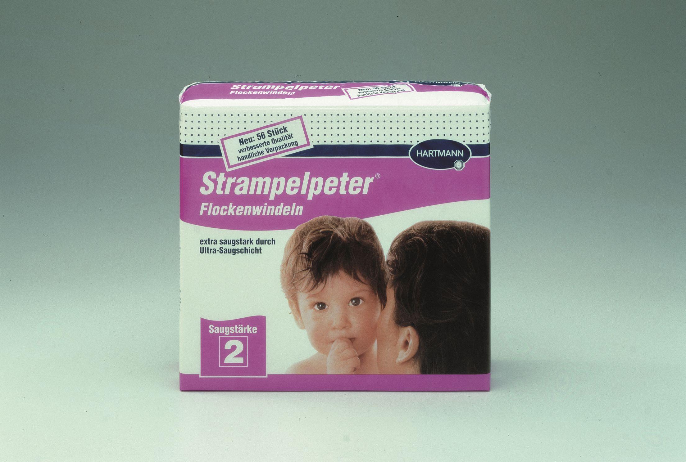 Paul Hartmann AG Strampelpeter Flockenwindeln AP 56 Saugstärke 2, 35x11cm