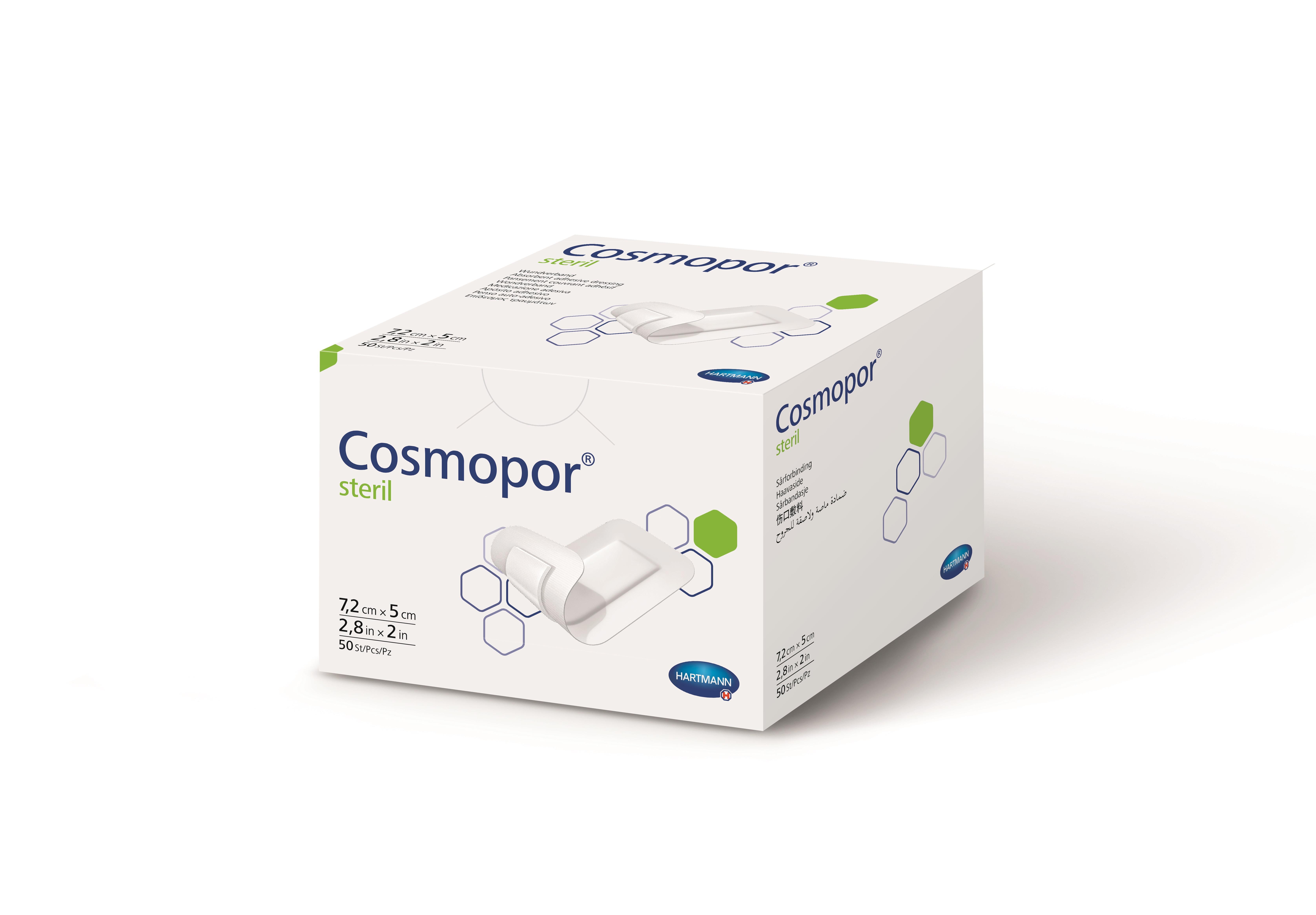 Cosmopor steril 10 x 8cm AP 25 steriler Wundverband