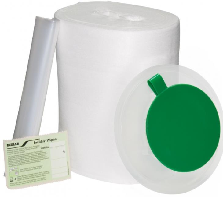 HENKEL Incidin Premium Wipes HygPack AP 6 Rollen à 99 grüner Deckel