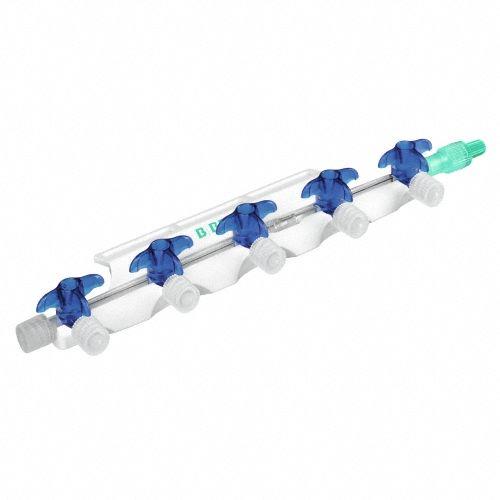 B. Braun Melsungen AG Discofix C Hahnbank 5-fach blau AP 40 steril
