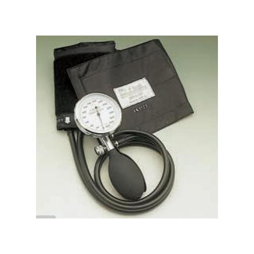 Blutdruckmessgerät PrakticusII 68mm schwarz im Etui, 2-Schlauch