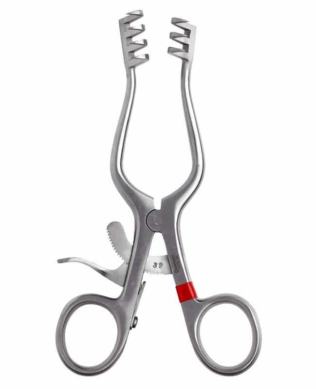 Wundspreizer Weitlaner scharf PK 8 13cm Metall zum Einmalgebrauch