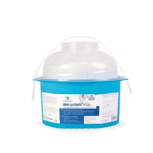 DR.SCHUMACHER GMBH 34201 MELSU one system plus Einweg-Vliestuchspender AP 2 Eimer mit 100 Tüchern 30x32cm