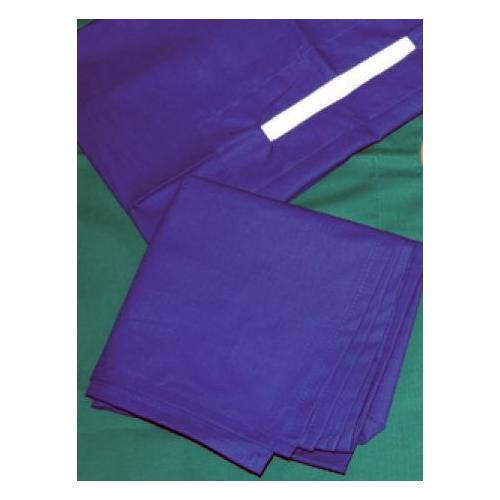 HOSPITA SAEG OP-Abdecktuch 80x80cm kornblau 100% Baumwolle