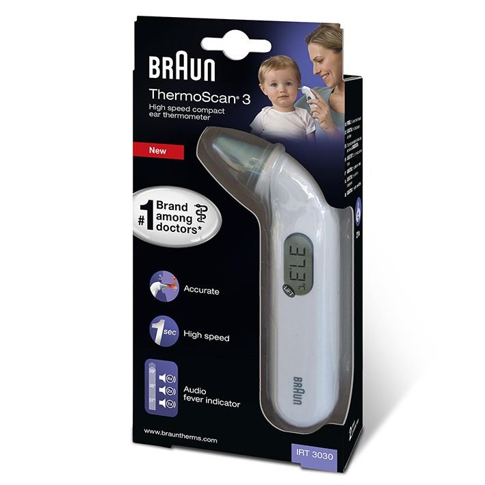 MEGRO Braun ThermoScan 3 IRT3030 Ohrfieberthermometer