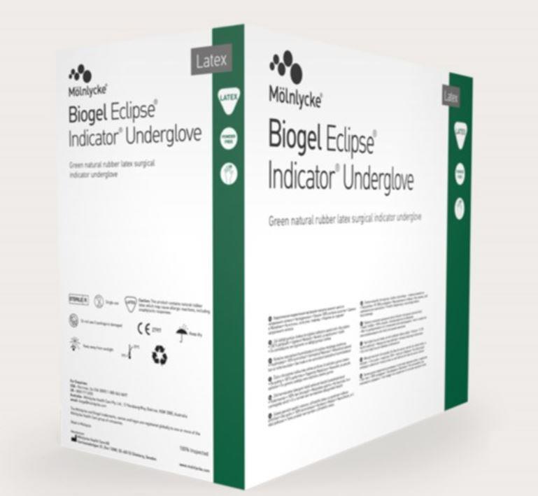 Biogel Eclipse Indicator Underglove PK 50 OP-Handschuh Gr. 8