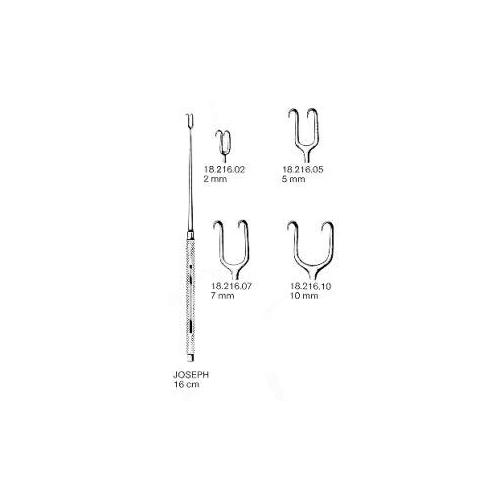 VEHU-MEDICAL Wundhaken Joseph 16,0 cm Zweihaker 5mm