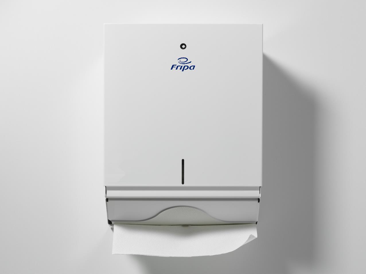 Fripa Handtuchspender Metall weiß, 270x350x130mm (BxHxT)