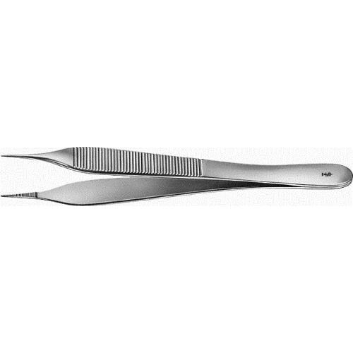 Anatomische Pinzette Adson Micro gerade 12,0 cm feingliedrig, Fadenplatte