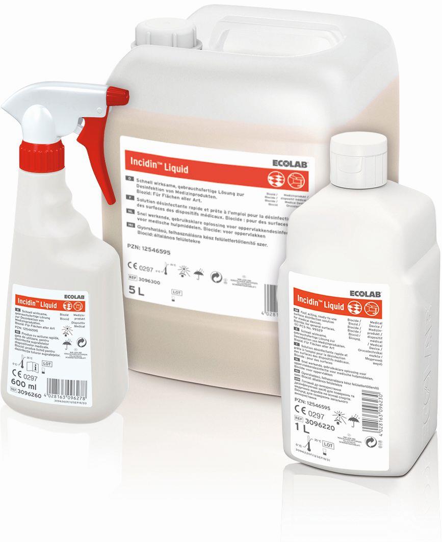 HENKEL Incidin Liquid 1L Sprühdesinfektion f. alkoholbest. Medizinprod./Fläch.