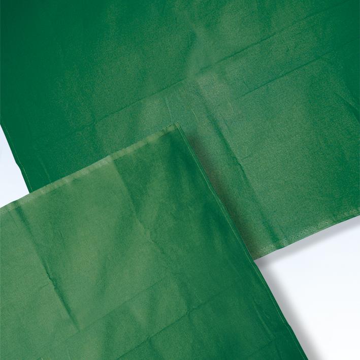 MEGRO OP-Abdecktuch 80x80cm forstgrün 100% Baumwolle